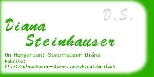 diana steinhauser business card